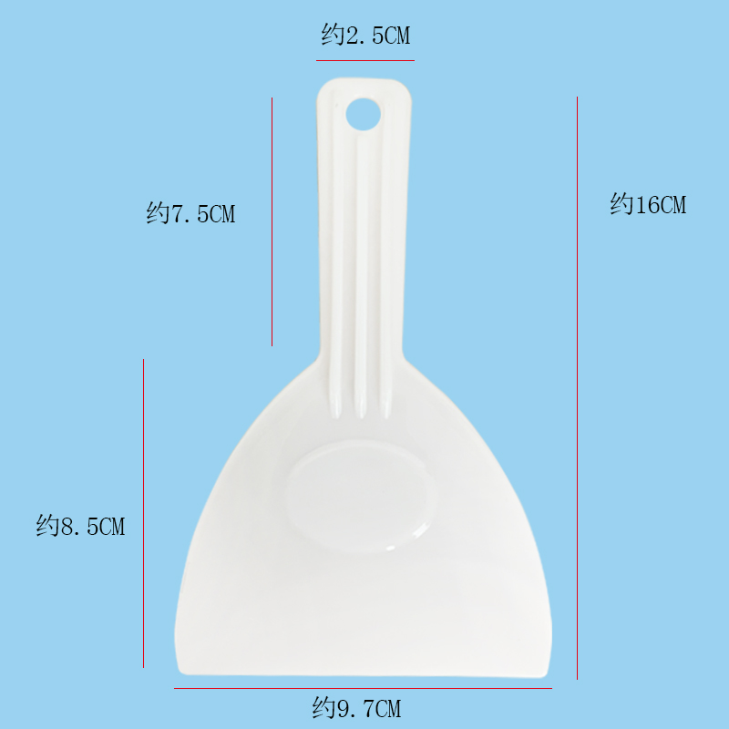 带手柄塑料刮板奶油蛋糕模具刮刀片巧克力修边铲刀扫-图0