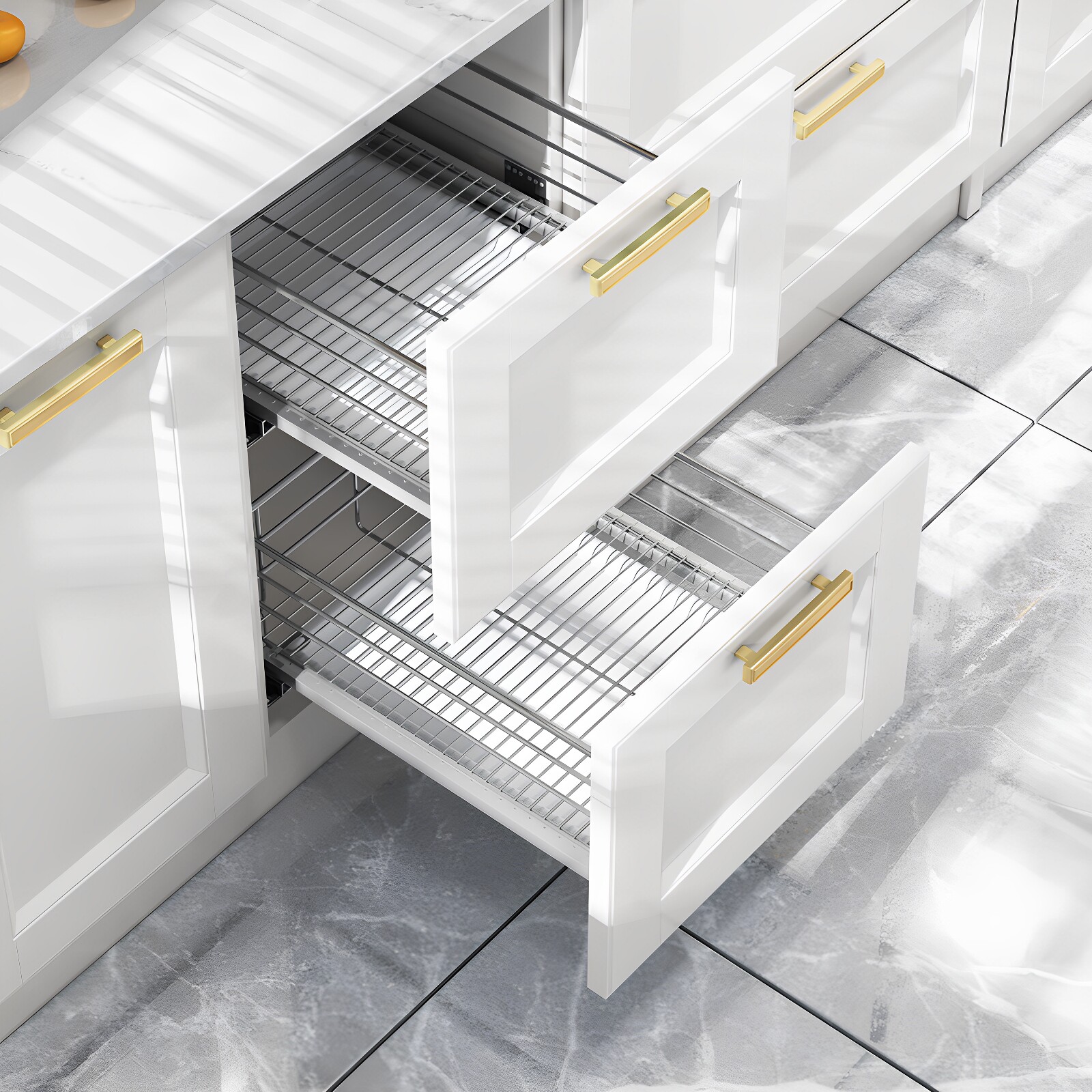 果蔬菜拉篮400橱柜浅拉篮350深500放菜600水果篮650抽屉式700定制,淘宝优惠券,粉丝福利购,淘宝优惠卷