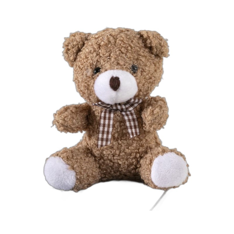 网红呆萌可爱小迪熊挂件毛绒娃娃小熊公仔小玩偶包包配饰钥匙扣 - 图3