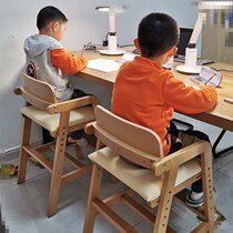 Children Study Chair Students Book Table And Chairs Solid Wood Dining Chair Home Baby Writing Liftable Dining Growth Chair