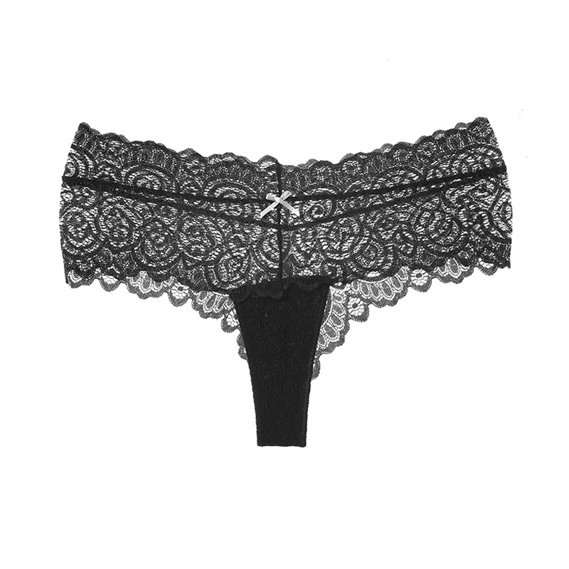 CINOON欧美辣妹蕾丝镂空中腰提臀丁字裤亲肤贴身无痕弹力女士内裤,淘宝优惠券,粉丝福利购,淘宝优惠卷