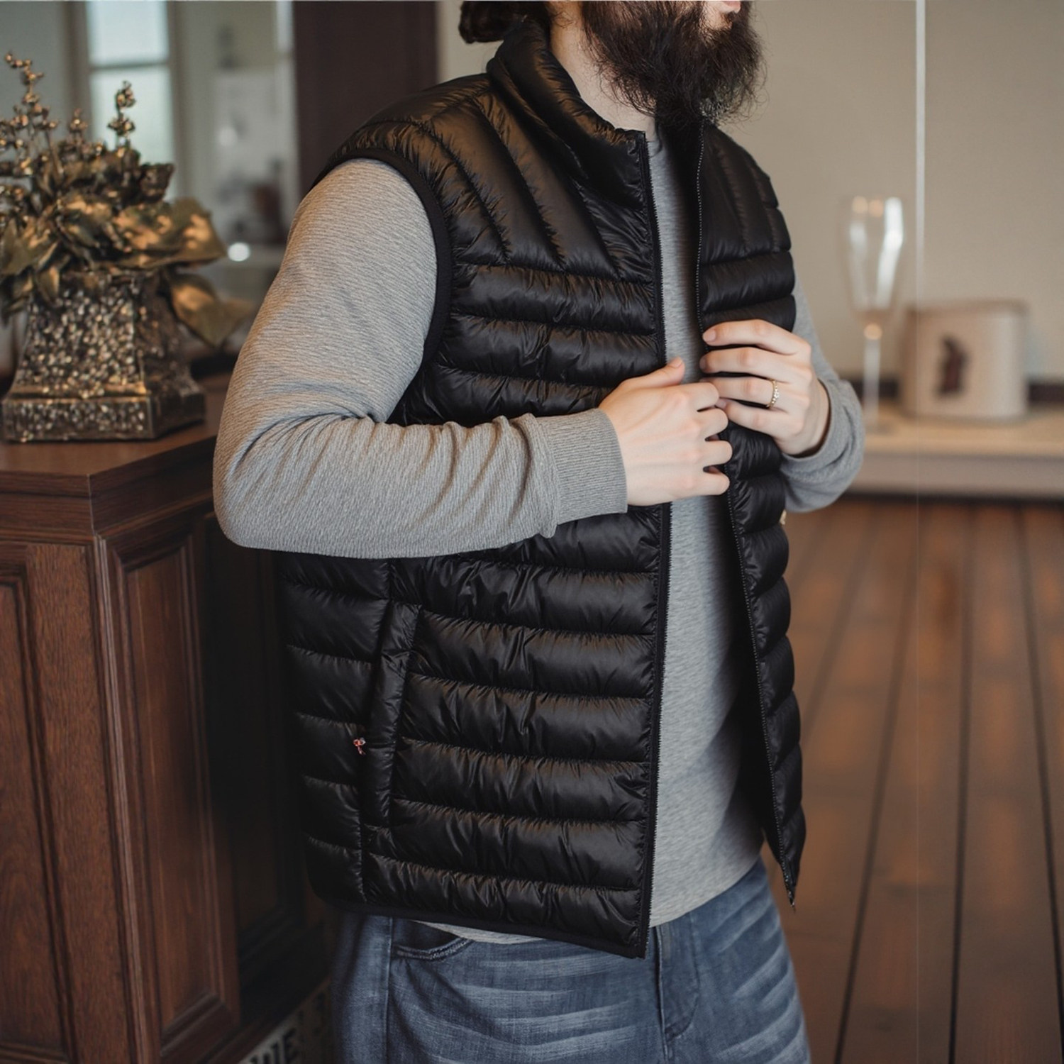 金标p棉内胆排骨棉马甲男冬季轻薄户外运动背心外贸男装坎肩外套,淘宝优惠券,粉丝福利购,淘宝优惠卷