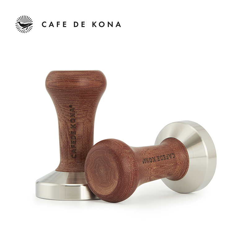 CAFEDE KONA压粉器 意式咖啡不锈钢压粉器 实心压粉锤 51/57.5mm - 图0