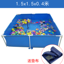 Thickened Bracket Children Swimming Pool Play Pool Square Pendulum Stall Fishing Pond Fishing Crab Fishing Shrimp Pond Indoor