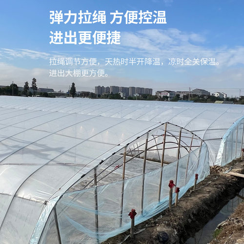 农用大棚棚头套门套薄膜西瓜蔬菜棚口无滴膜防老化门套防风保温膜 - 图0