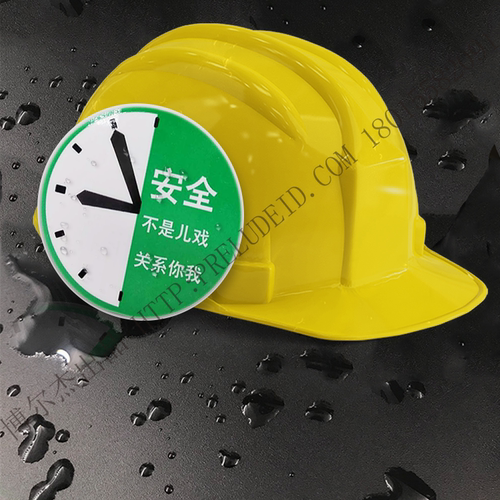 B5405可定制标识厂家现货安全帽贴-安全不是儿戏Φ65MM自粘性乙烯 - 图3