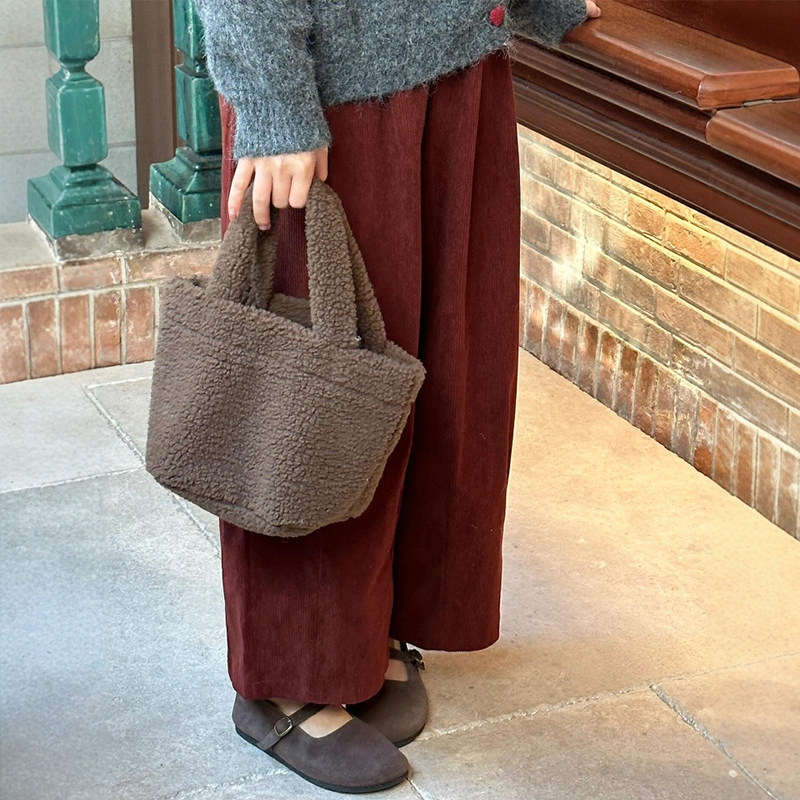 秋装红色灯芯绒阔腿萝卜裤子大码女胖mm显瘦小个子九分气球灯笼裤,淘宝优惠券,粉丝福利购,淘宝优惠卷