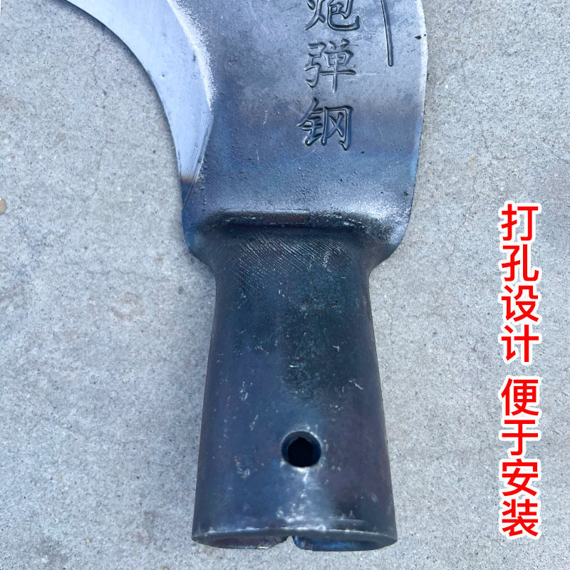 新款镰刀特大号割草除草刀农用工具草原割芦苇蒿草大钐刀锰钢加厚,淘宝优惠券,粉丝福利购,淘宝优惠卷