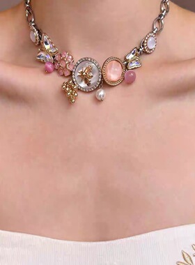 「艾瑞丝」星芒串珠叠戴项链中式项链choker度假小众辣妹锁骨链