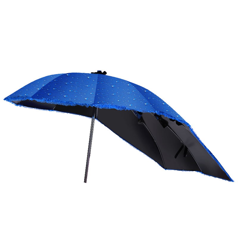 2024电动车伞遮雨伞雨棚新款可拆安全摩托车遮阳伞加厚防晒可折叠 - 图2