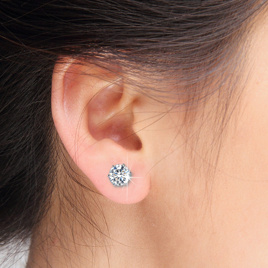 正品925银白钻宝石耳钉 银饰耳饰耳钉小饰品纯银耳饰耳钉 585034,淘宝优惠券,粉丝福利购,淘宝优惠卷