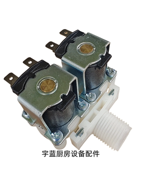 裕富宝开水器双联进水阀DC12V