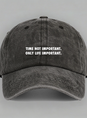 Time not important Only life吕克贝松第五元素定制棒球帽子鸭舌