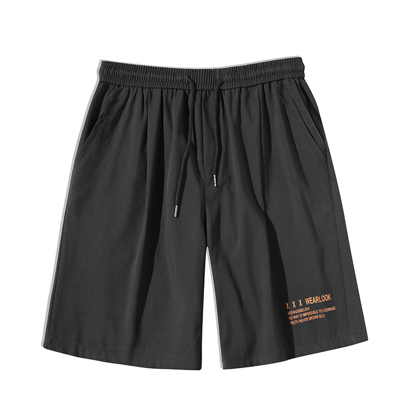 清仓捡漏冰丝裤男宽松夏季五分休闲短裤子薄款沙滩运动裤大裤衩子 - 图3