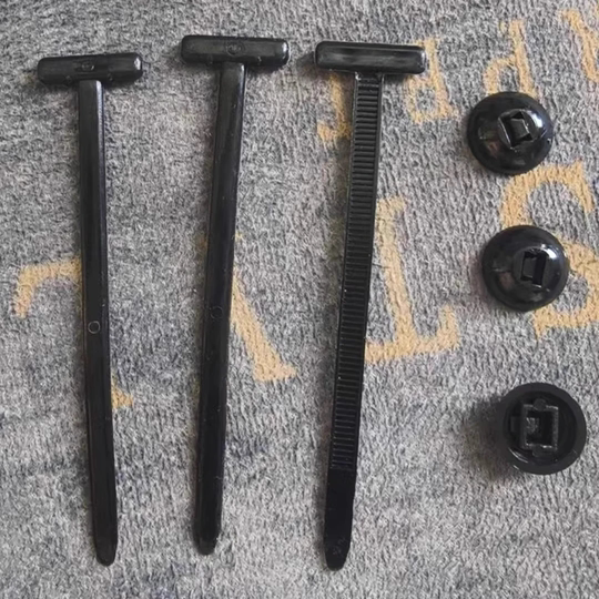 Cable tie buckle fixed through-hole nail strap buckle fender fender lining trunk buckle universal