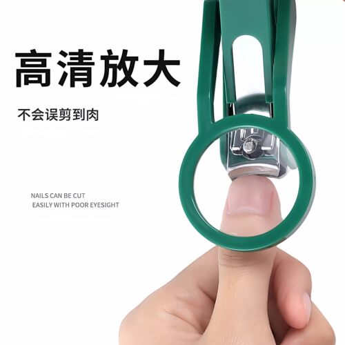 带放大镜的指甲刀防飞溅指甲剪指甲钳老人放大镜老年人多功能修脚 - 图1
