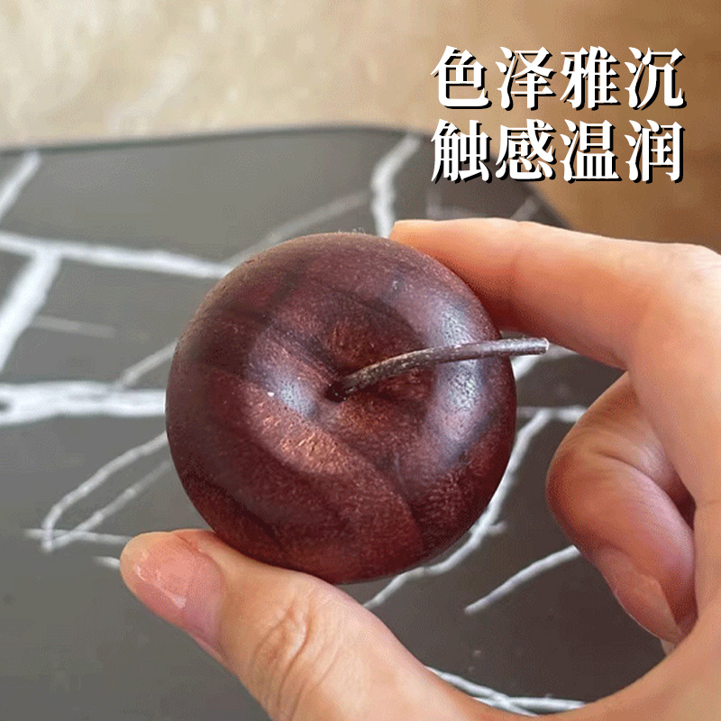 苹果扩香木室内家用持久高级卧室扩香器车载挥发摆件香水香薰精油