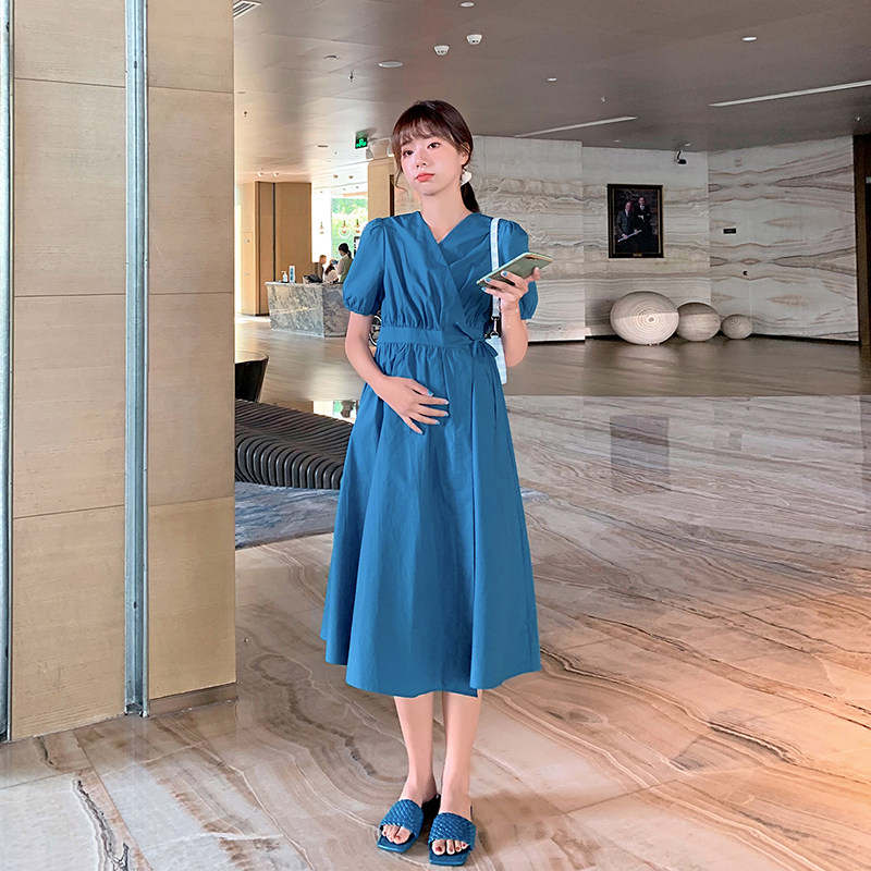 【夏装秒】孕妇夏两用孕妇装连衣裙 欧丽妈咪连衣裙