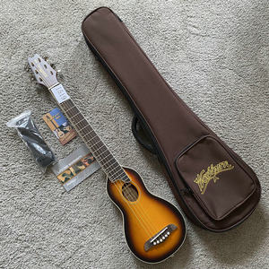 Washburn勇士单板旅行木吉他 34英寸云杉木面单民谣带加厚包 三色