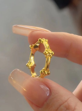 钛钢精致不掉色闭口指环