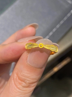 钛钢不掉色轻奢高级感蝴蝶戒指