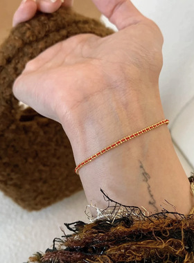 不掉色轻奢高级感小红绳手链