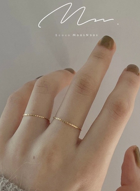 钛钢高保色超细压花素圈