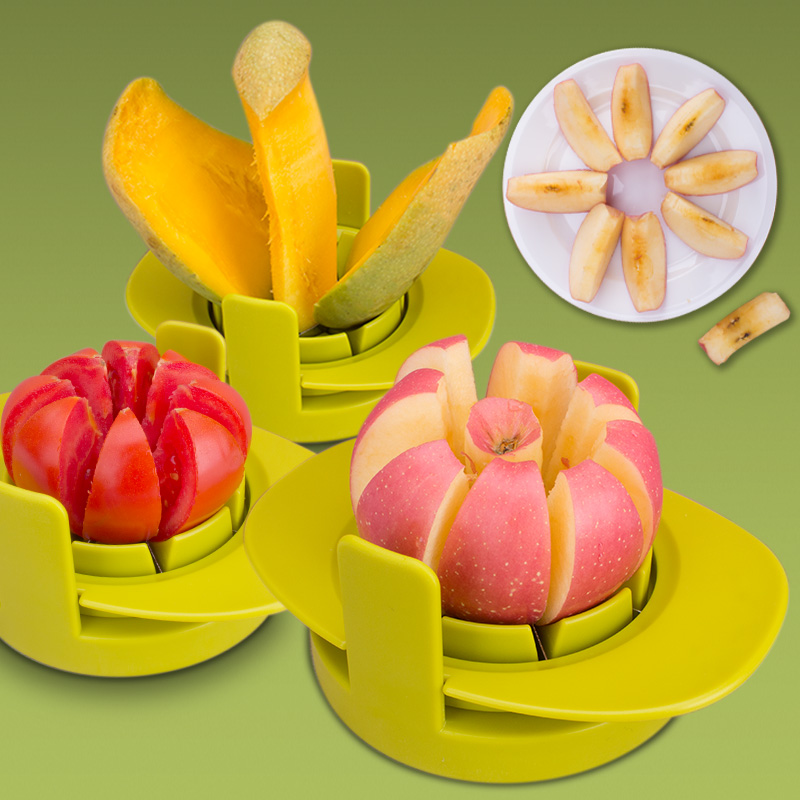 不锈钢切苹果分割器花朵型切水果块刀多功能拼盘工具全套装小神器 - 图1