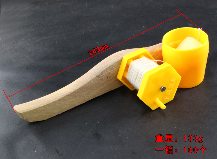 直销竹墨斗划线器手动竹制墨斗木工工具木墨斗竹墨斗带线画线弹线 - 图3