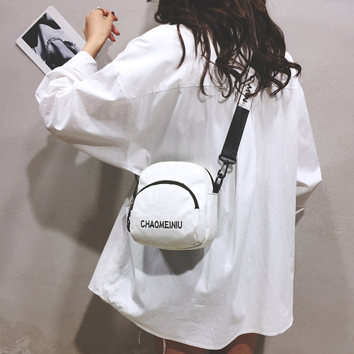 ins超火小包包女包2025新款时尚百搭帆布包夏天小清新少女斜挎包-图1