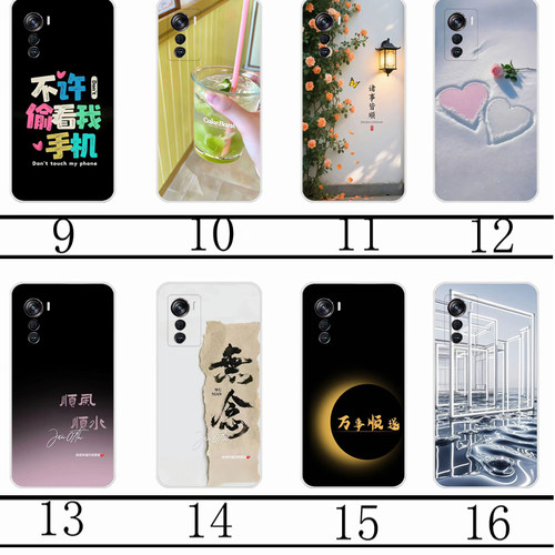 适用中兴天机axon 50 Ultra手机壳ZTE A2024H保护套软胶男女磨砂硅胶软套外壳防摔 - 图1