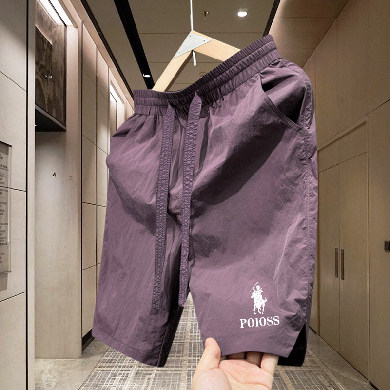 2025夏季新款刺绣男生短裤美式速干中裤宽松情侣沙滩裤男士五分裤,淘宝优惠券,粉丝福利购,淘宝优惠卷