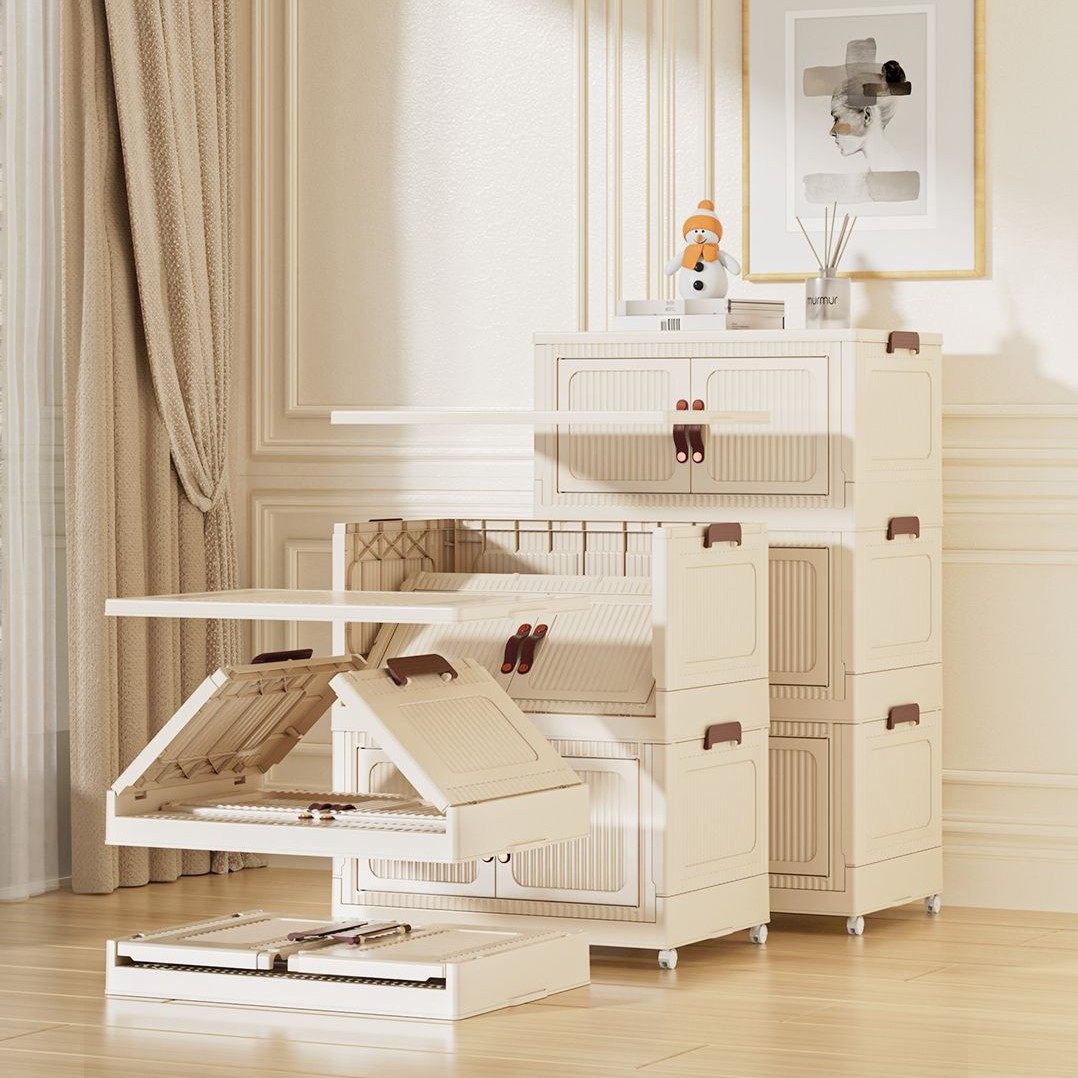 可折叠塑料储物箱大号衣物玩具收纳被子整理箱衣柜分层神器收纳箱,淘宝优惠券,粉丝福利购,淘宝优惠卷