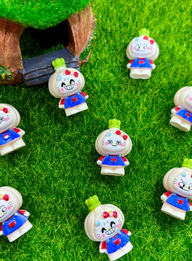 定制立体蒜鸟kt卡通diy手工奶油胶钥匙扣包挂树脂配件装饰品摆件