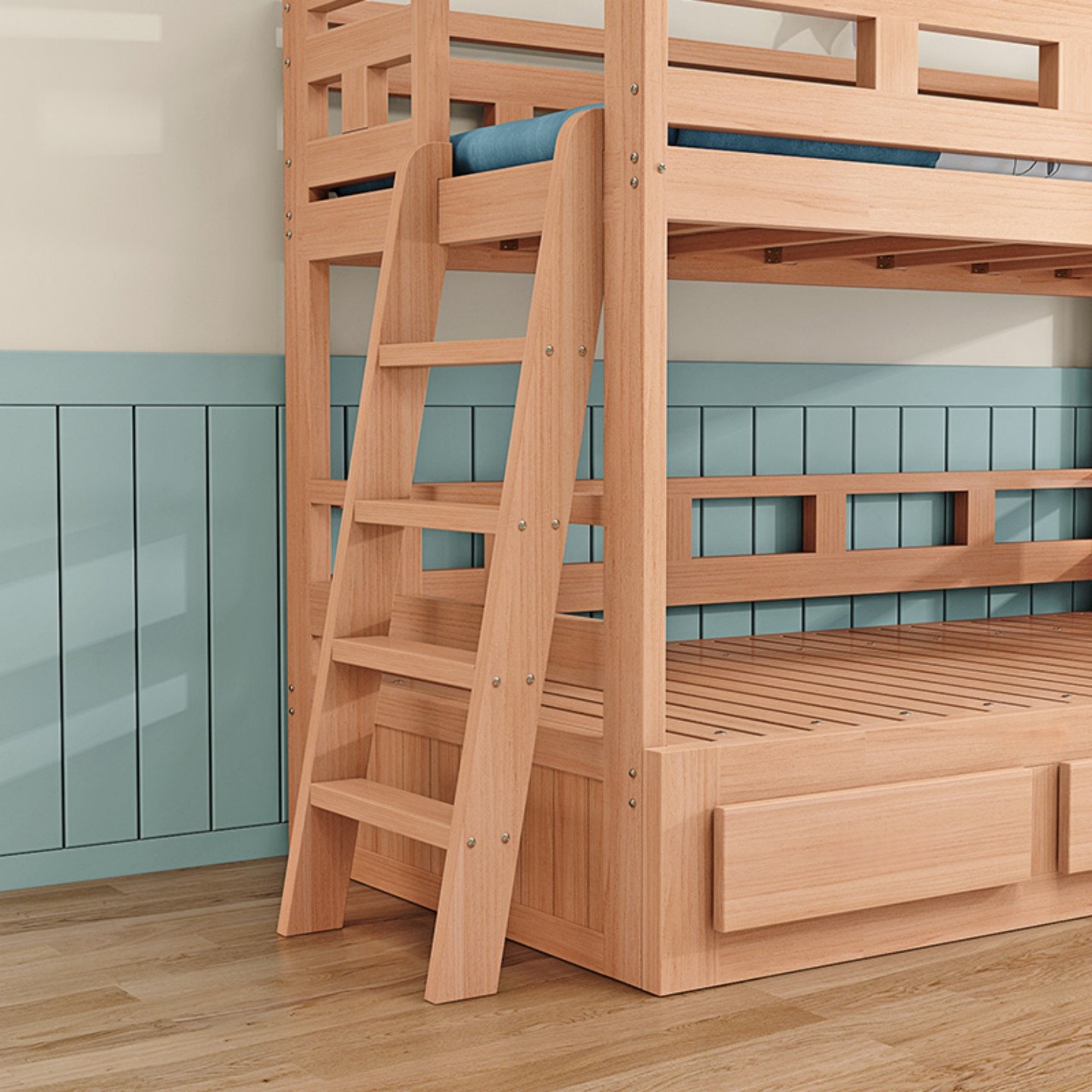 全实木抽拉高低床榉木松木红胡桃上下铺双层床成年人伸缩推拉床,淘宝优惠券,粉丝福利购,淘宝优惠卷