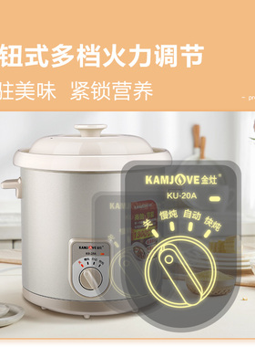 金灶电炖锅陶瓷家用智能保温