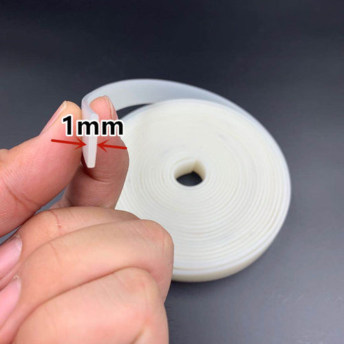 硅胶扁条密封条耐高低温厚度0.5 mm 1mm 宽度10 20 30 40 50mm - 图0