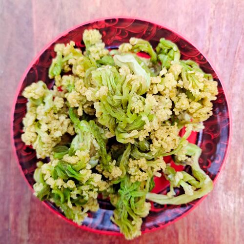 精品宁波特产万年青500g*2包 青菜干 嫩菜芯 脱水蔬菜干 油菜干菜 - 图1