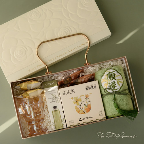 LELECHA乐乐茶联名伴手礼喜茶花茶结婚搭配实用礼物开业活动礼品 - 图3