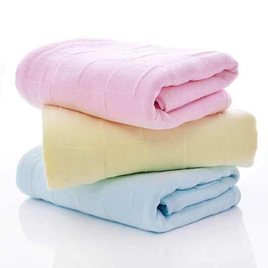 5 pack pure cotton double layer travel sports gauze towels