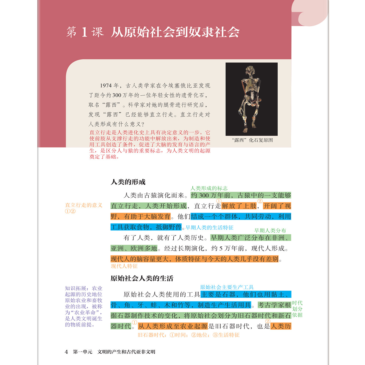 2026秋初中课堂学习笔记九年级上册历史人教版RJ初中课堂笔记初三九9年级上册历史课本原文同步教材完全解读预习随堂学霸伴学笔记