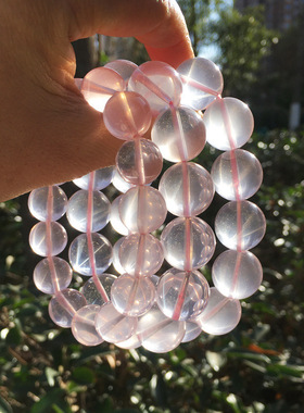 凤呈祥天然冰种星光粉晶