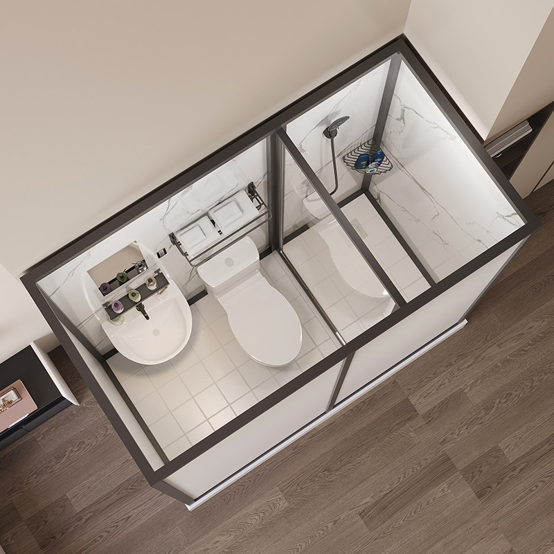 整体淋浴房卫生间家用一体式洗澡房干湿分离酒店浴室农村老人厕所,淘宝优惠券,粉丝福利购,淘宝优惠卷