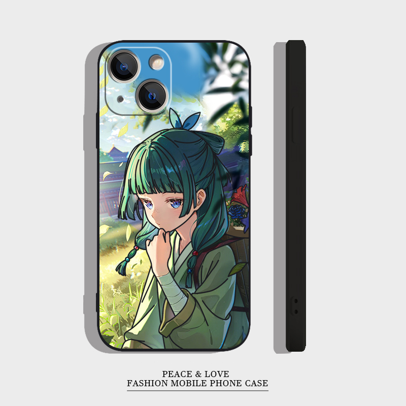 VIVOIQOOZ10TURBOPRO屋少女猫猫苹果1716e小清新15plus适用iPhone1413小众VIVOX200PROMINI手机壳12ProMax软 - 图1