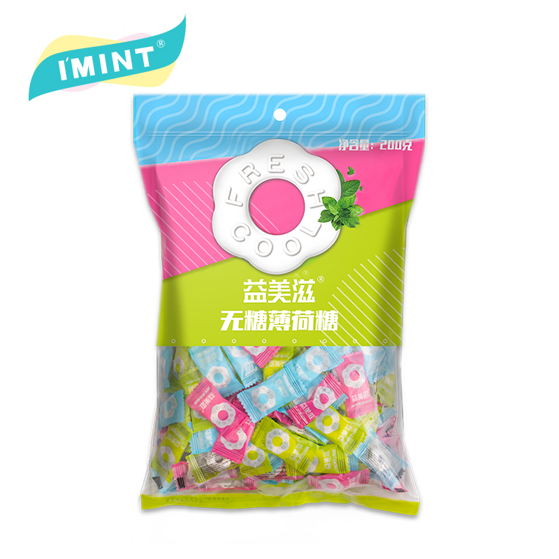 【主播推荐】IMINT无糖薄荷糖清新口气独立包装便携果味大口香糖r