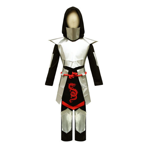 万圣节儿童服装cos日本幻影忍者服夜行衣乐高积木人角色扮演出服 - 图3