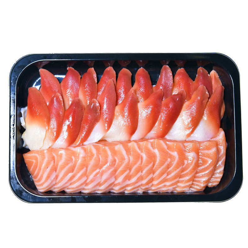 拼盘2拼进口冰鲜三文鱼中段生鱼片 怡鲜来三文鱼