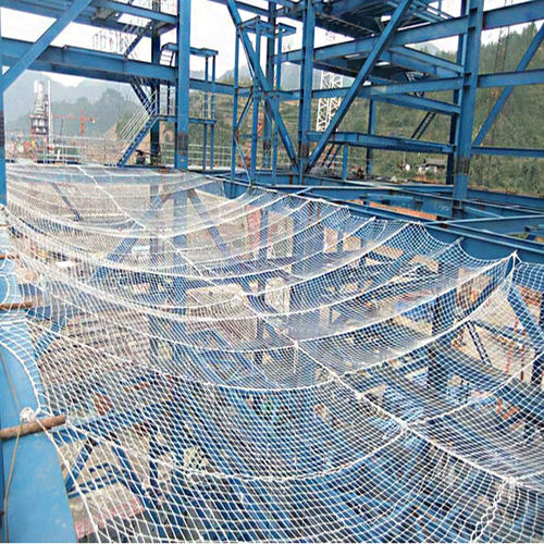 建筑安全防坠网尼龙网兜货车货柜楼梯阳台防护井盖网绳大棚防风网 - 图2