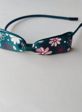 纯手工少女儿童绿色发箍头箍