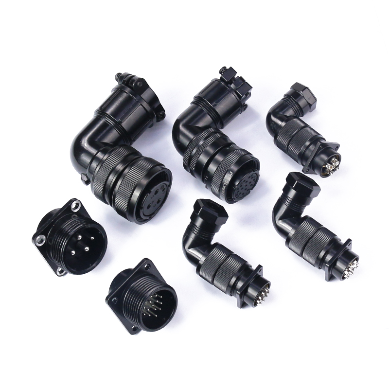 伺服电机防水航空插头插座YD18/YD28/YD32编码器华大广数米格4芯 - 图3